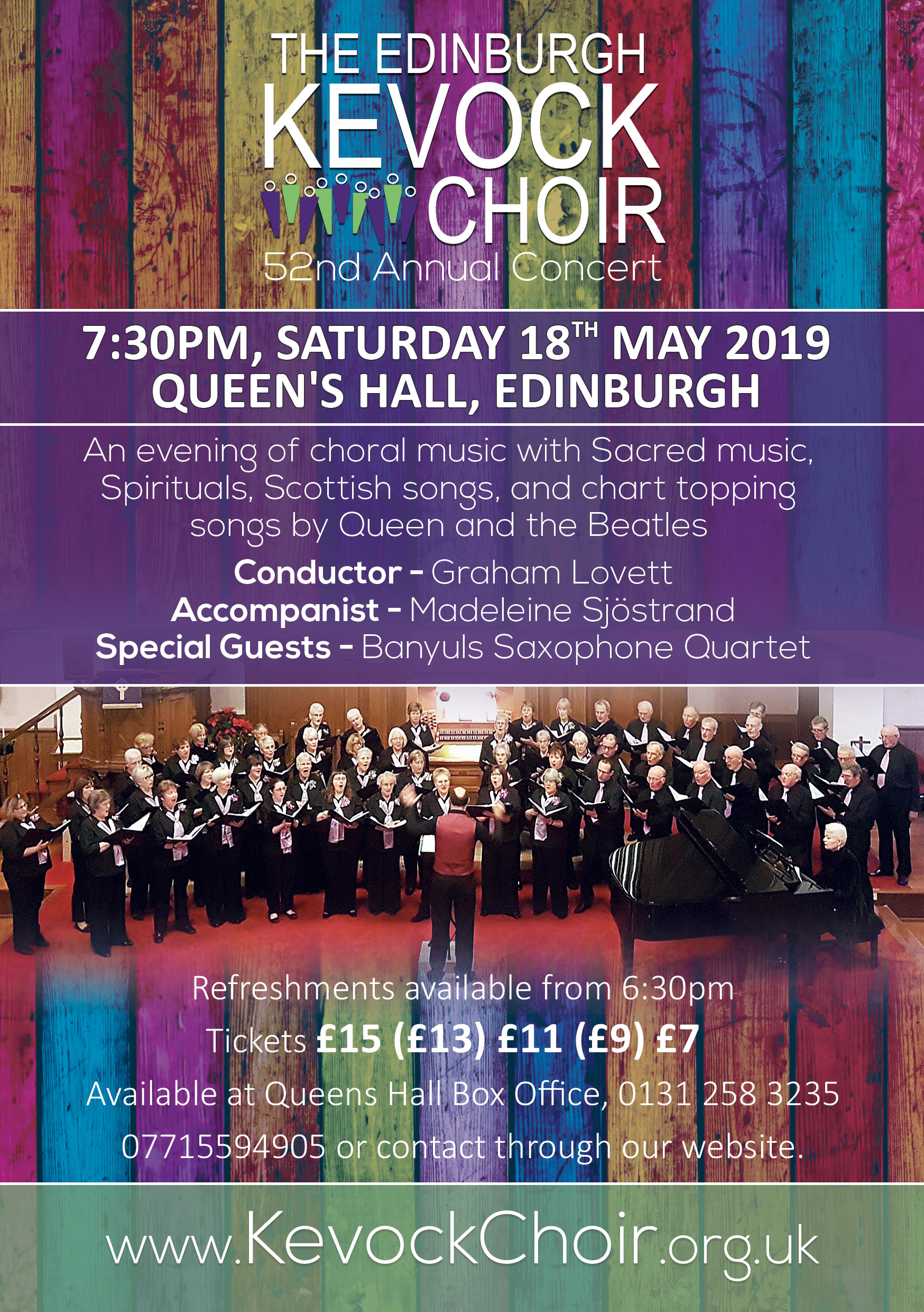 Saturday, 18th May 2019 | The Edinburgh Kevock Choir